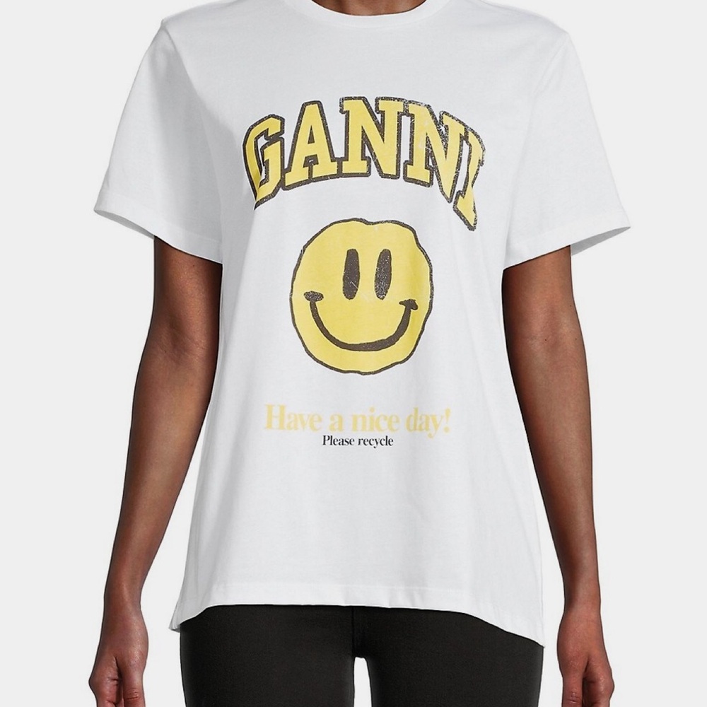 GANNI GRAPHIC TEE